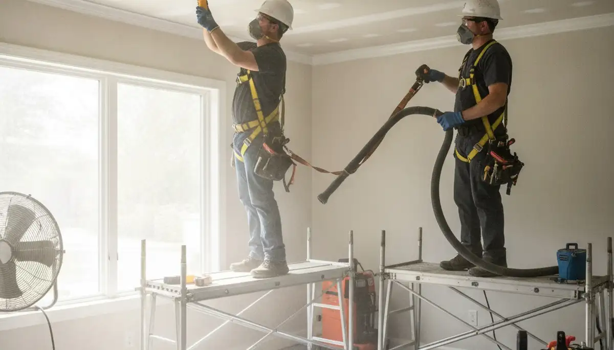 Ceiling water damage repair in Elk Grove, CA for stained, sagging ceilings and moisture damage