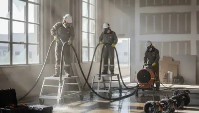 Water damage restoration team in Elk Grove, CA providing 24/7 emergency cleanup services