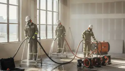 Water damage restoration team serving Elk Grove, CA, providing 24/7 emergency water cleanup