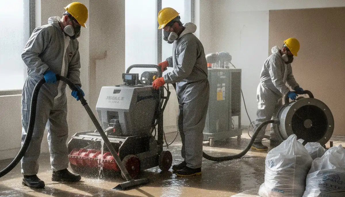 Flood damage cleanup crew restoring Elk Grove, CA home after water intrusion