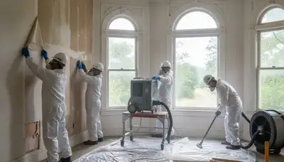 Water damage restoration team serving Elk Grove, CA with emergency cleanup and repair services