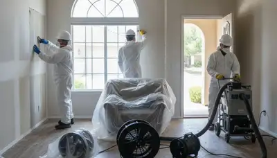 Water damage restoration team serving Elk Grove, CA for emergency cleanup and repair
