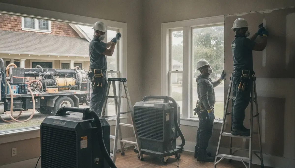 Water damage restoration team serving Elk Grove, CA for fast home and business cleanup