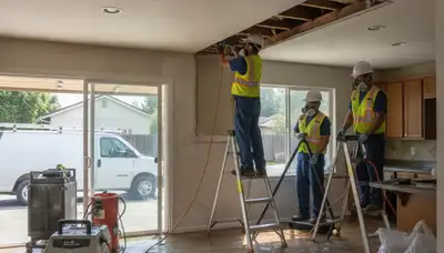 Water damage restoration team serving Elk Grove, CA with emergency cleanup and repair services