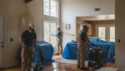 Water damage restoration team serving Elk Grove, CA for emergency cleanup and property recovery