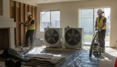 Water damage restoration team serving Elk Grove, CA with professional cleanup and repair services