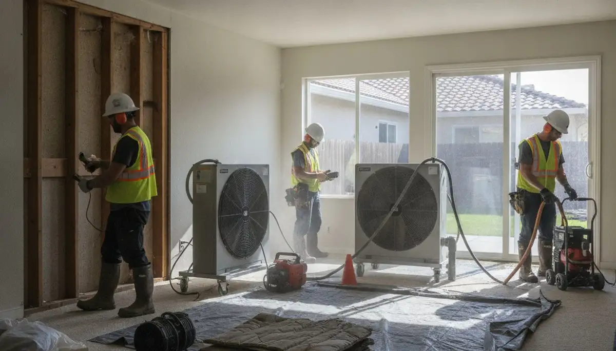 Water damage restoration team serving Elk Grove, CA for fast cleanup and repair